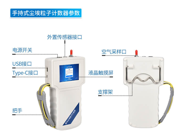 手持式塵埃粒子計(jì)數(shù)器
