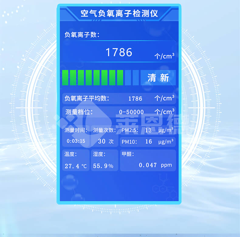負(fù)氧離子檢測儀