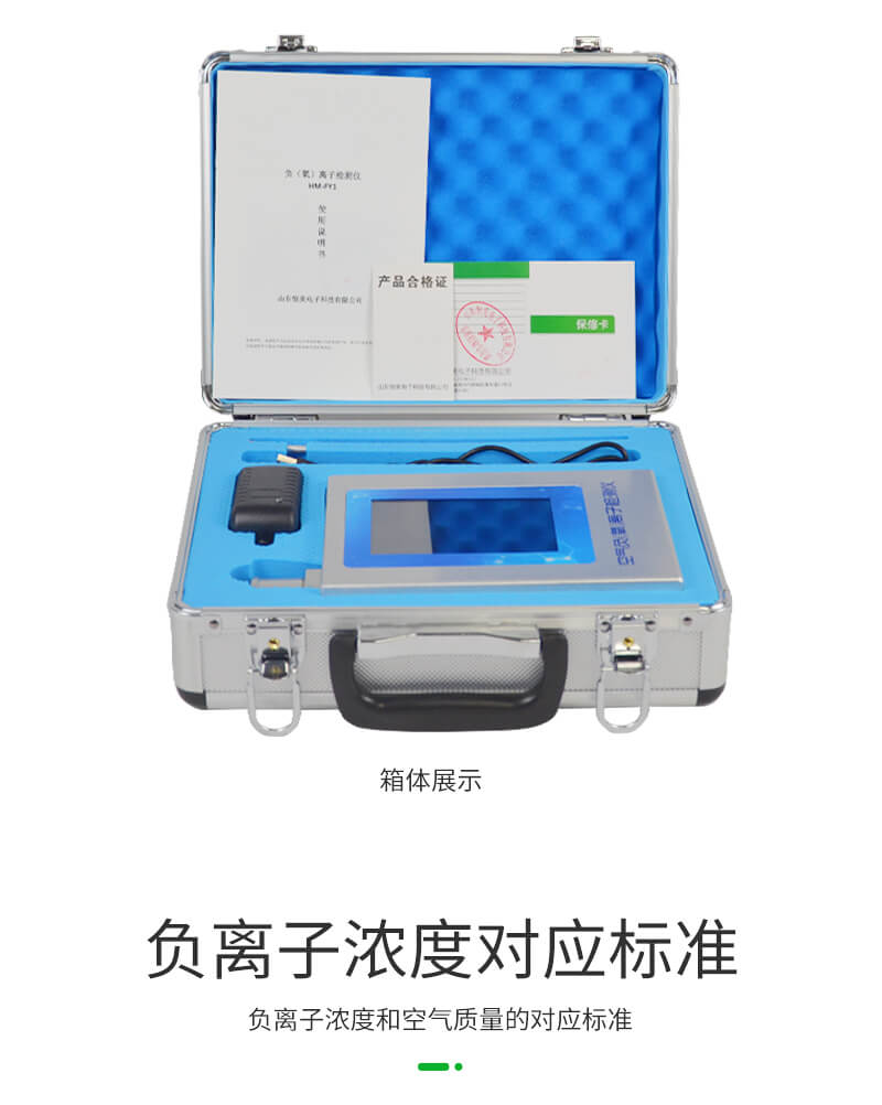 負(fù)氧離子檢測儀
